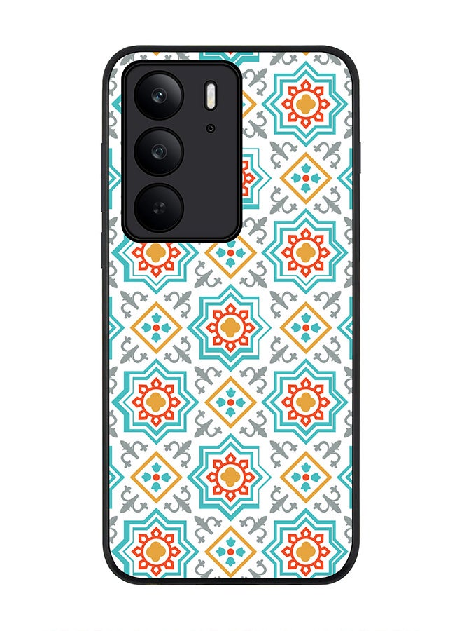 For Realme C75x / C75 4G Case,Slim fit Camera Protection, Shockproof Thin Phone cover  - Moroccan Mosaic